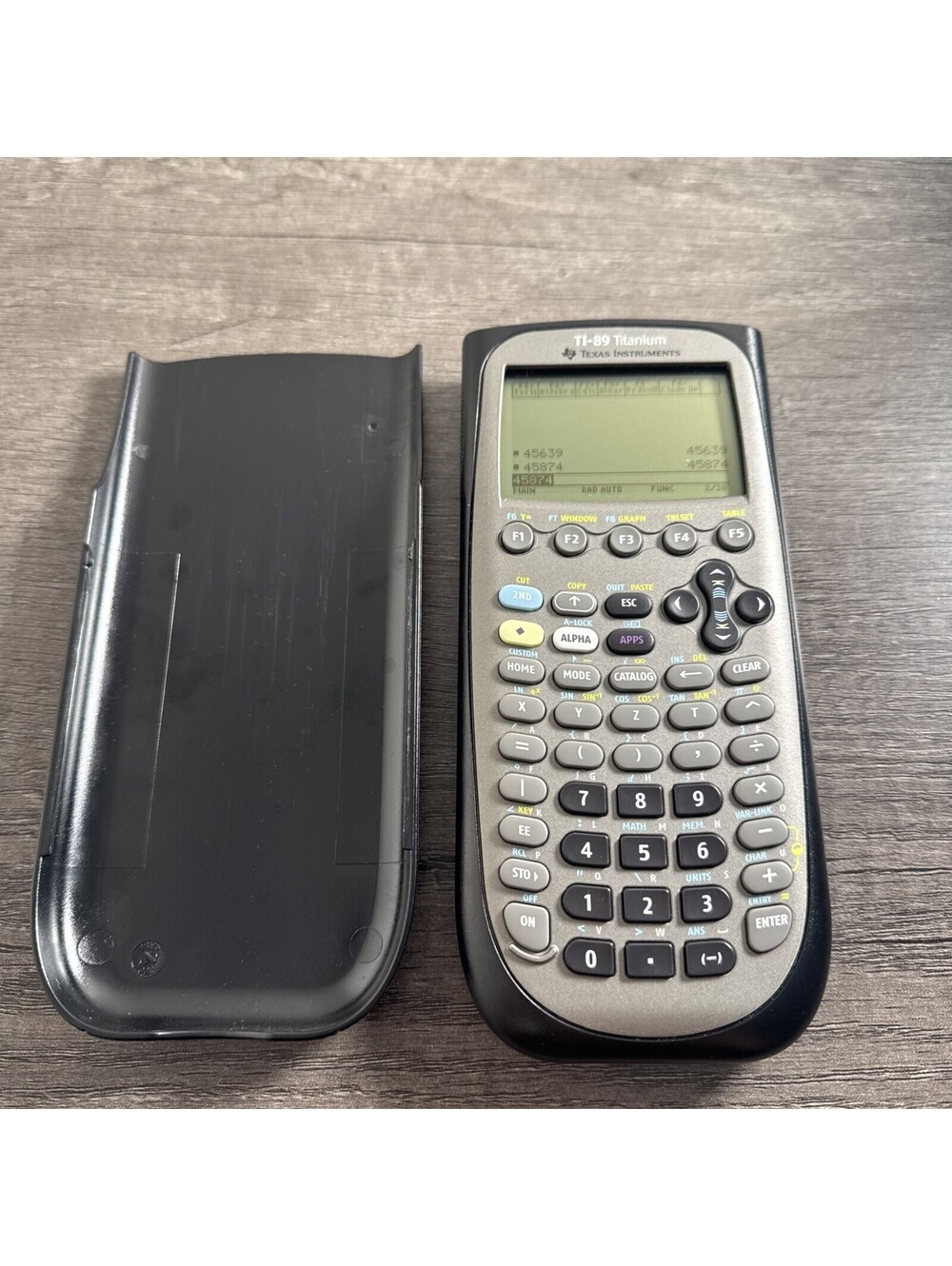 Texas Instruments TI-89 Titanium Graphing Calculator LCD Display w/ Slide Cover